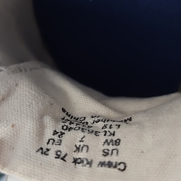 Keds White Sneakers Classic‎ Low-Top Size 8W Little Kids - Picture 10 of 11